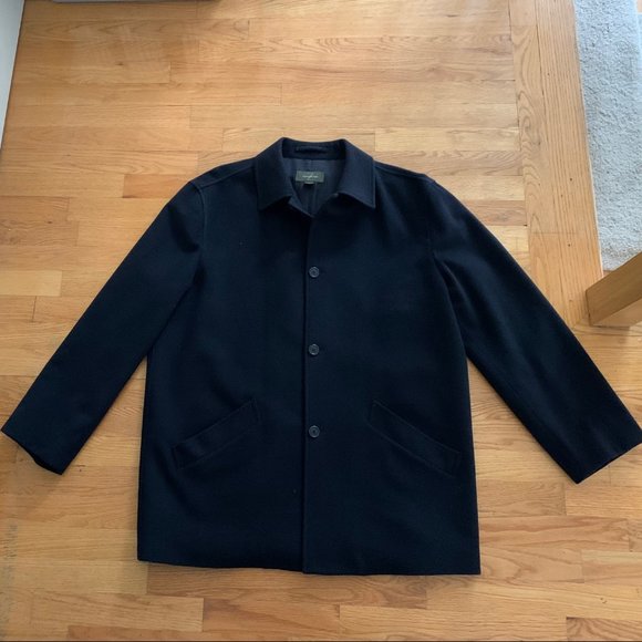 Ermenegildo Zegna Made in Italy Other - Ermenegildo Zengna Navy Blue Wool & Cashmere Coat